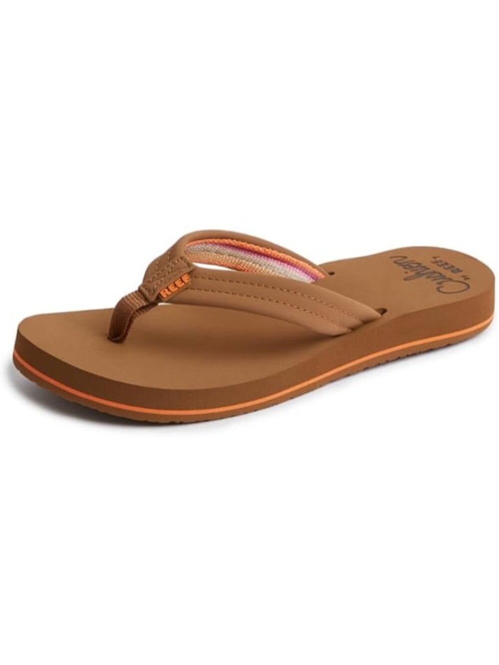 Women's Dark Brown Cushion Breeze Flip Flop Sandals Sunrise comfortable Casual
